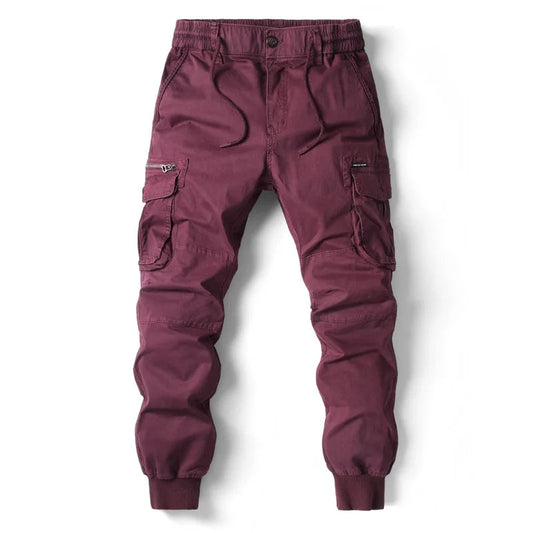 Jogger cargo homme utilitaire tissu résistant flexible