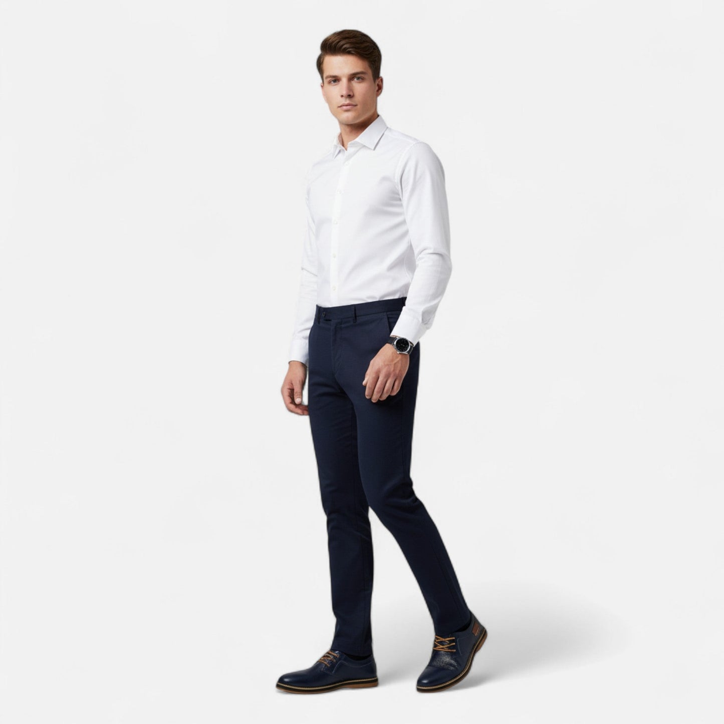 Chaussures homme cuir véritable fait main coutures artisanales