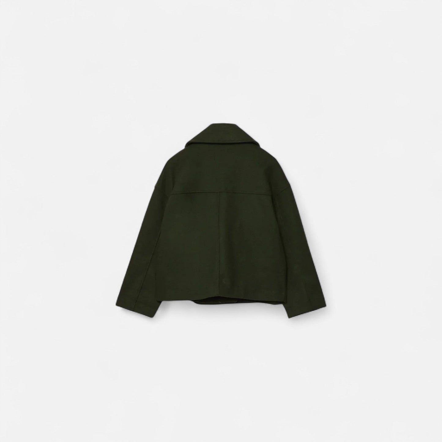 Veste en Laine Silhouette Architecturée pour Femme
