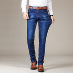 Jeans da uomo a vestibilità aderente in tessuto elasticizzato