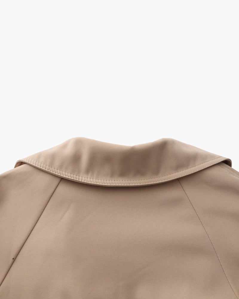 Trench-Coat Ceinture Amovible Larges Revers pour Femme