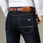 Jeans da uomo a vestibilità aderente in tessuto elasticizzato