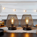 Lanterne lampe de table LED sans fil portable pour intérieur et extérieur