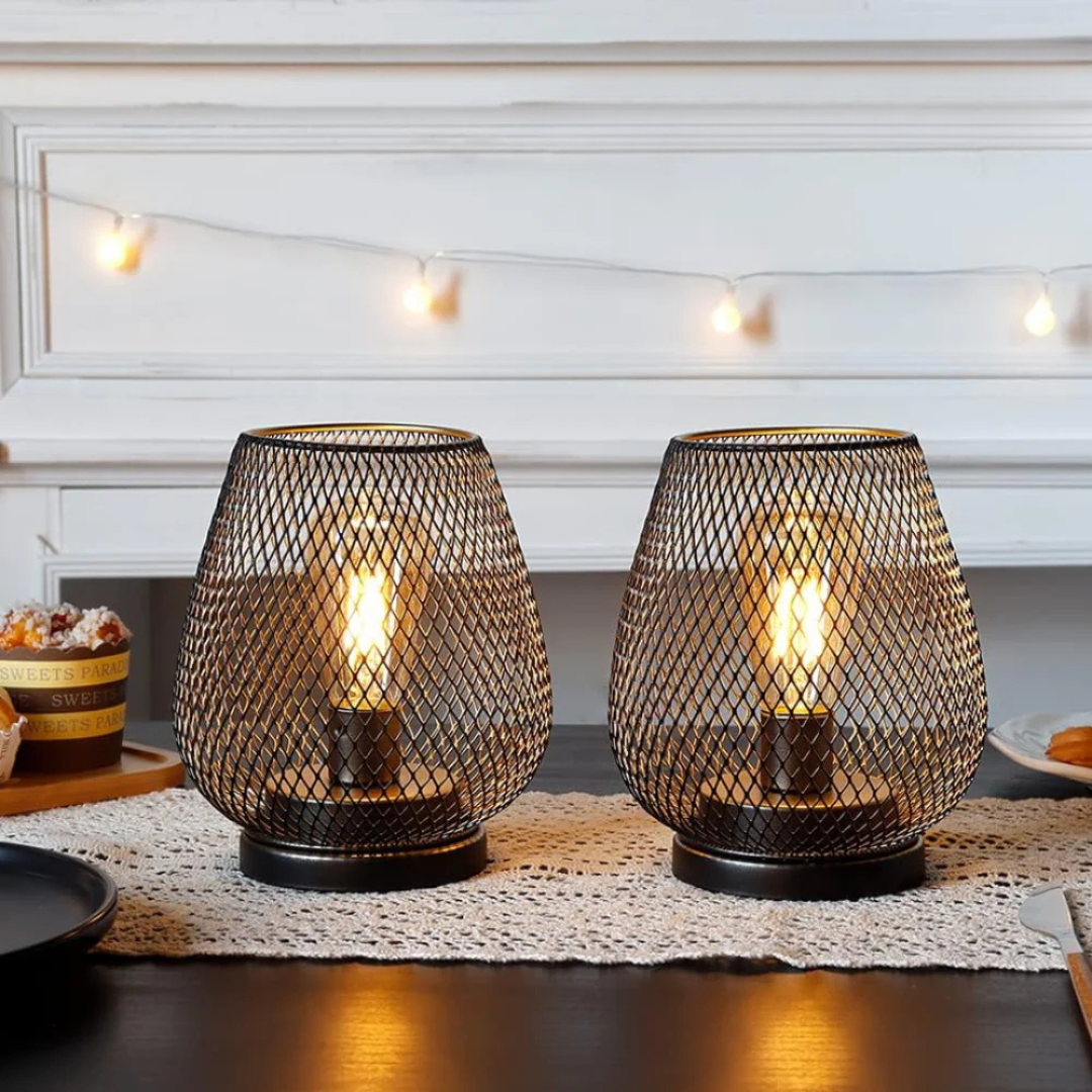 Lanterne lampe de table LED sans fil portable pour intérieur et extérieur