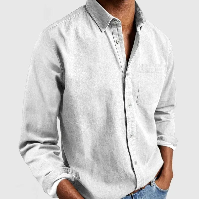 Chemise homme coupe ajustée casual premium usage quotidien