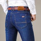Jeans da uomo a vestibilità aderente in tessuto elasticizzato