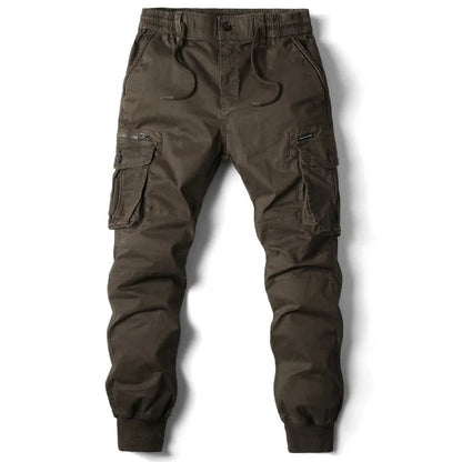 Jogger cargo homme utilitaire tissu résistant flexible