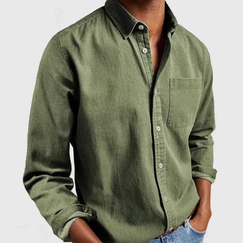 Chemise homme coupe ajustée casual premium usage quotidien