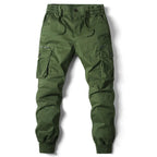 Pantalón jogger cargo utilitario para hombre, de tejido resistente y flexible