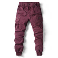 Pantalón jogger cargo utilitario para hombre, de tejido resistente y flexible