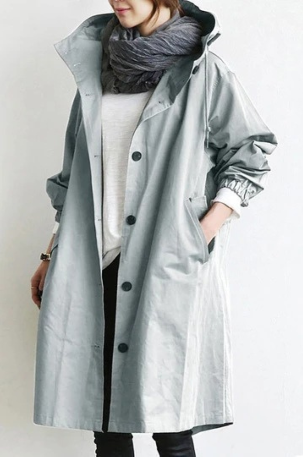 Trench da donna impermeabile e antivento
