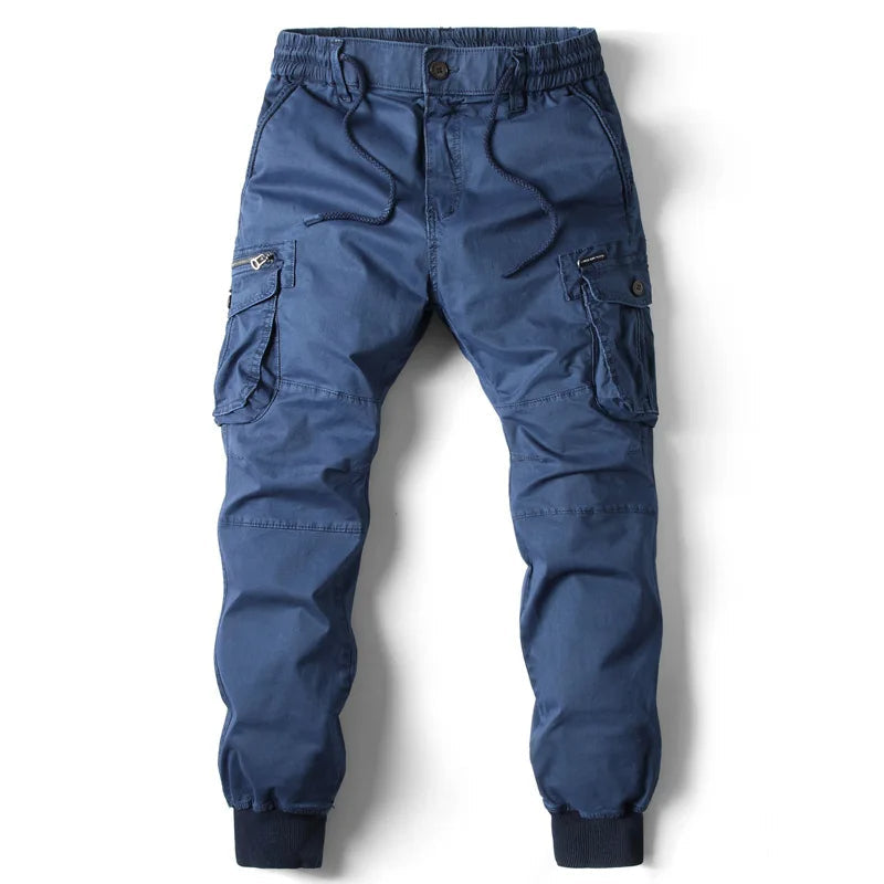 Jogger cargo homme utilitaire tissu résistant flexible