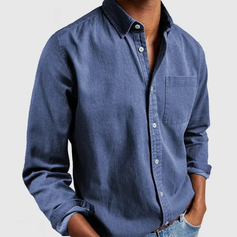 Chemise homme coupe ajustée casual premium usage quotidien