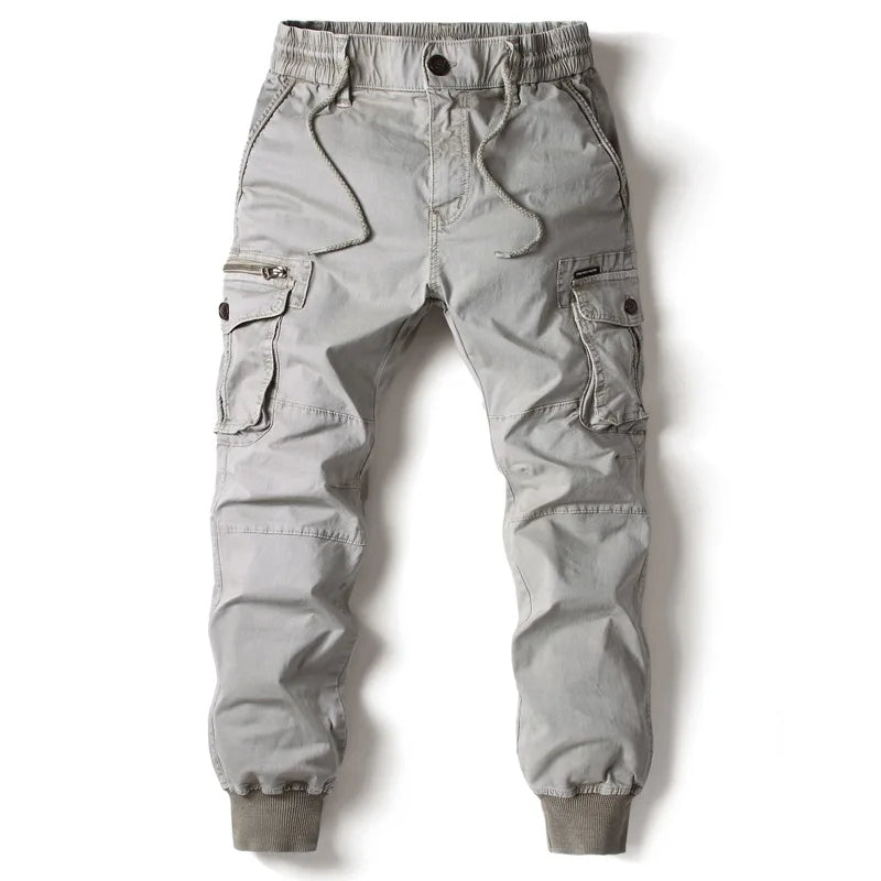 Jogger cargo homme utilitaire tissu résistant flexible