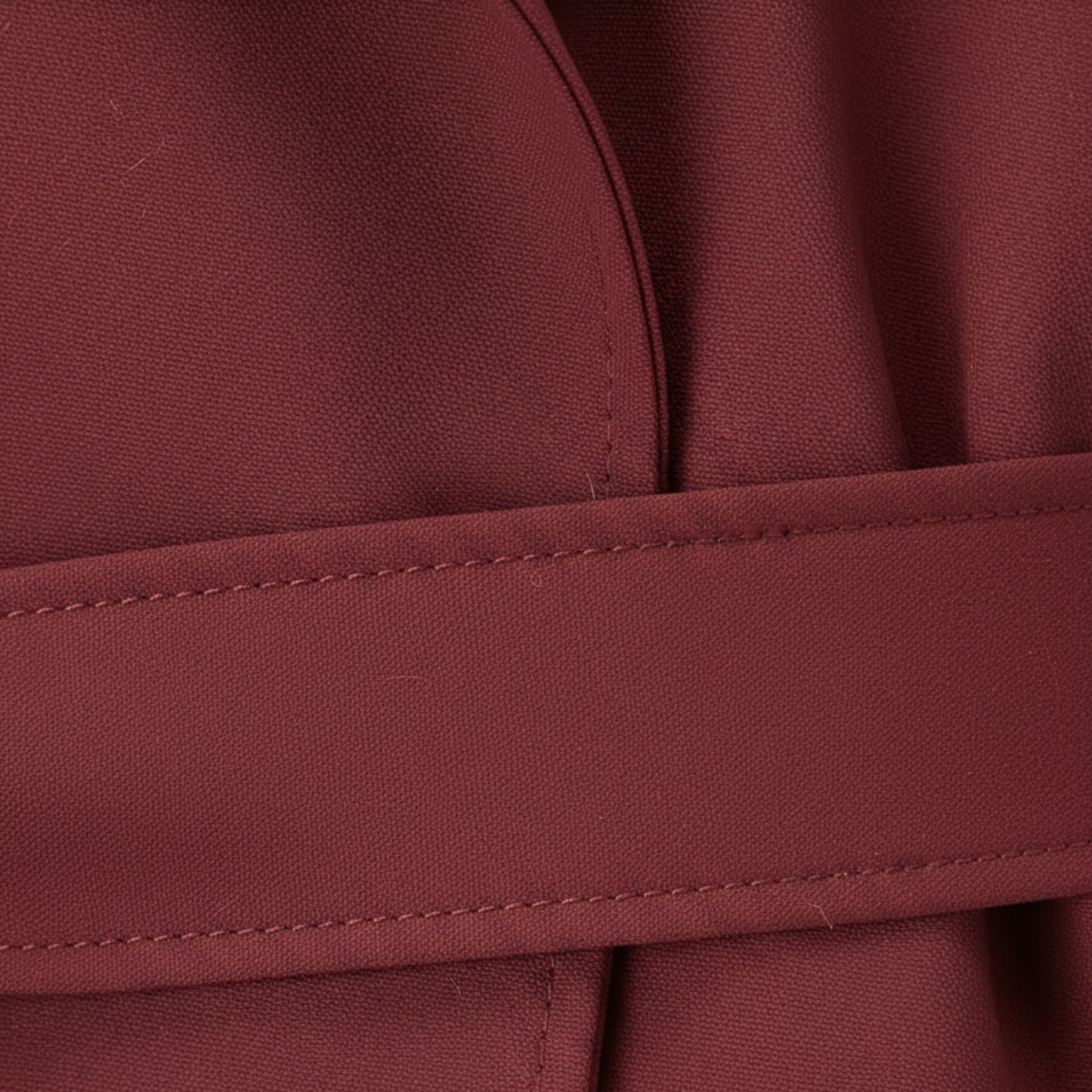 Trench-Coat Court Ceinture Nouée Col Revers pour Femme