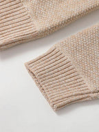 Men's warm, stylish regular-fit knit zip cardigan