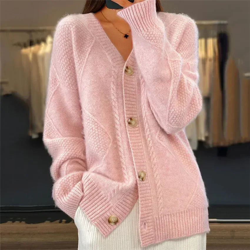 Women's Fine-Knit V-Neck Vest