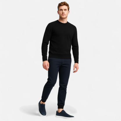 Sneakers en Cuir Sans Lacets Semelle Confort pour Homme