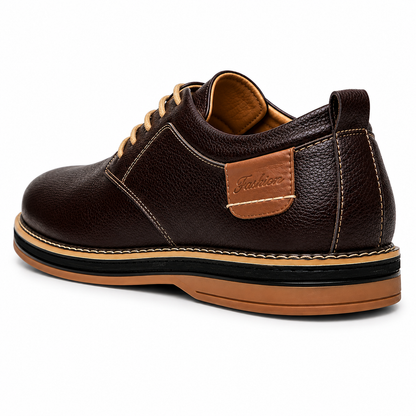Chaussures homme cuir véritable fait main coutures artisanales
