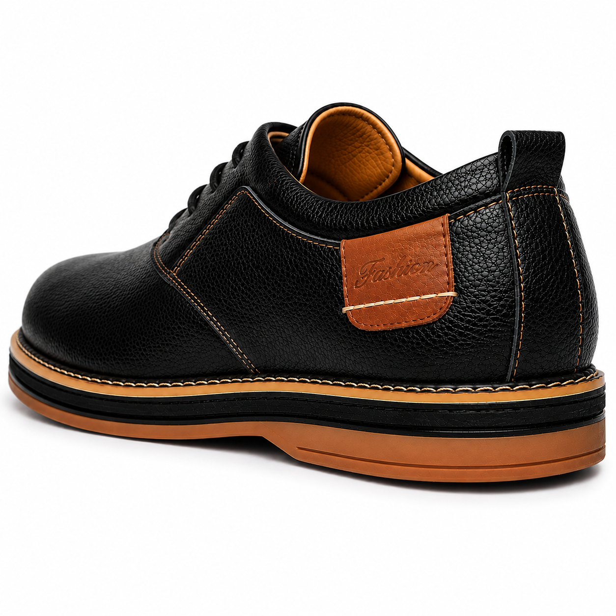 Chaussures homme cuir véritable fait main coutures artisanales