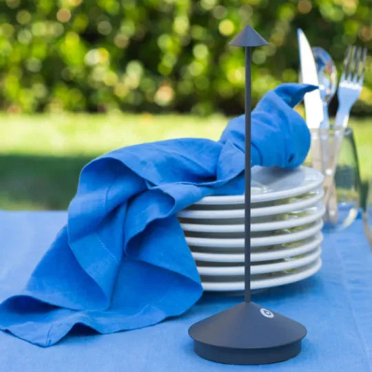 Lampe de table LED sans fil dimmable et étanche pour intérieur et extérieur