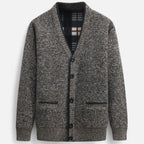 Cárdigan de punto para hombre, de corte regular y elegante