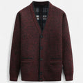 Cárdigan de punto para hombre, de corte regular y elegante