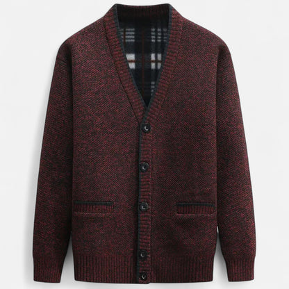 Cardigan homme maille tricotée coupe régulière élégant