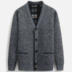 Cárdigan de punto para hombre, de corte regular y elegante