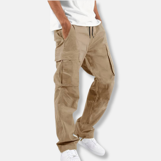 Pantalon Cargo Coupe Décontractée Taille Ajustable pour Homme