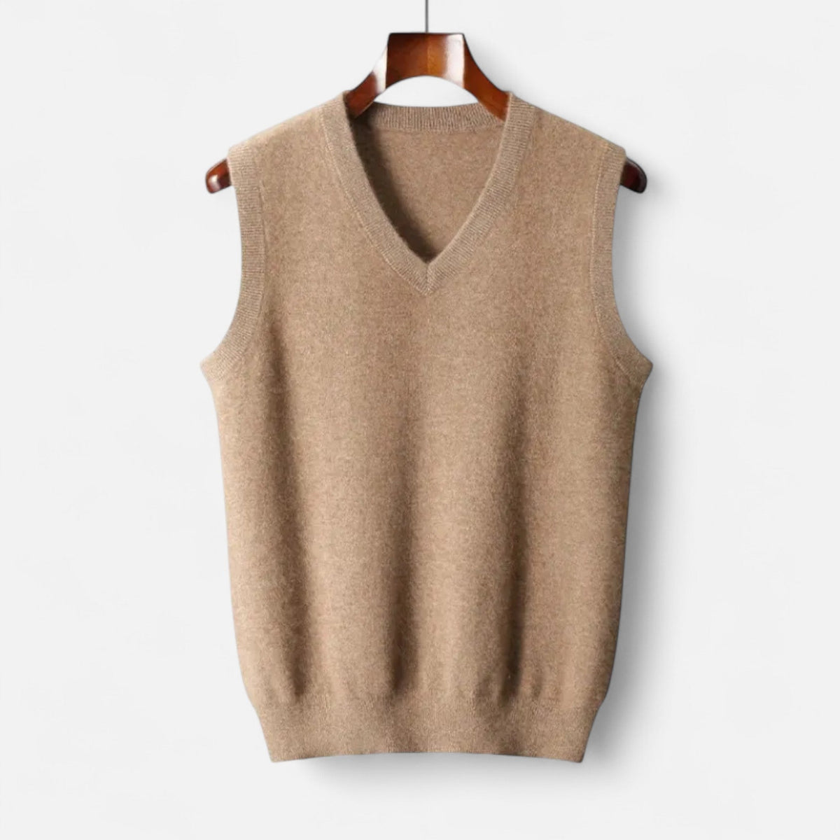 Gilet Col en V en Laine Mérinos pour Homme