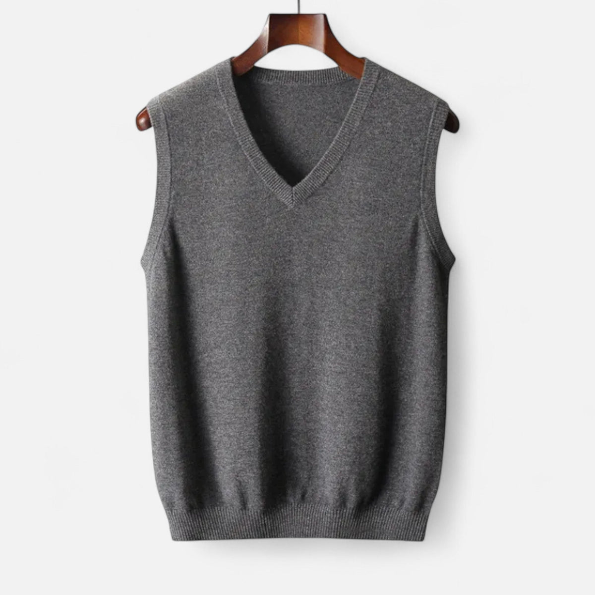 Gilet Col en V en Laine Mérinos pour Homme