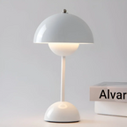 Lampe de table sans fil scandinave avec commande tactile et 7 couleurs