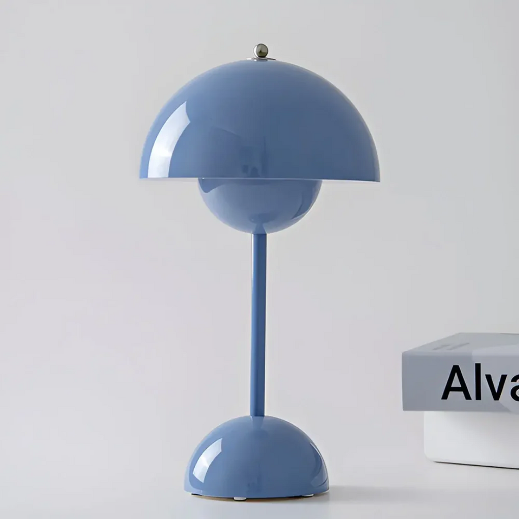 Lampe de table sans fil scandinave avec commande tactile et 7 couleurs
