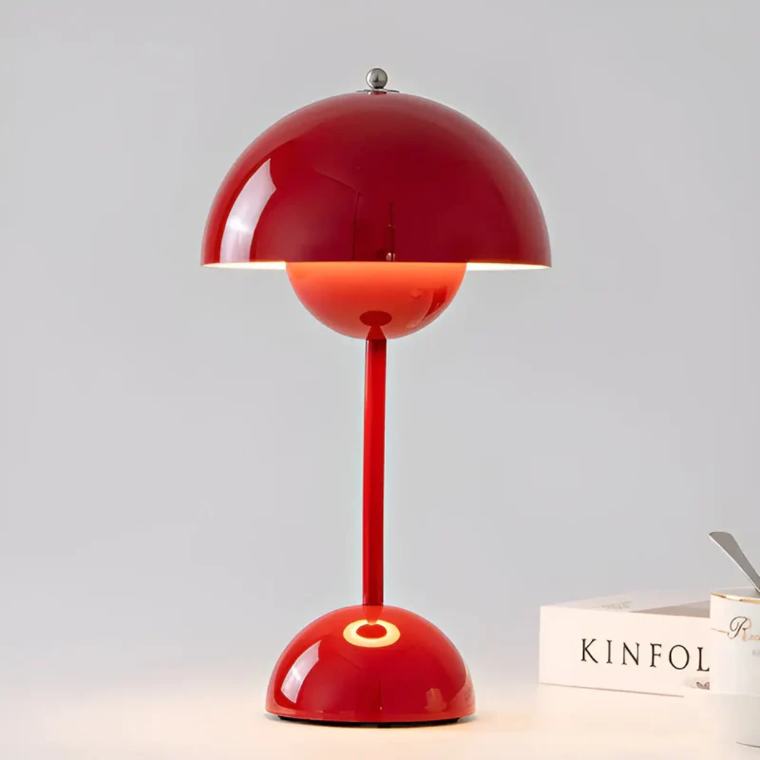 Lampe de table sans fil scandinave avec commande tactile et 7 couleurs