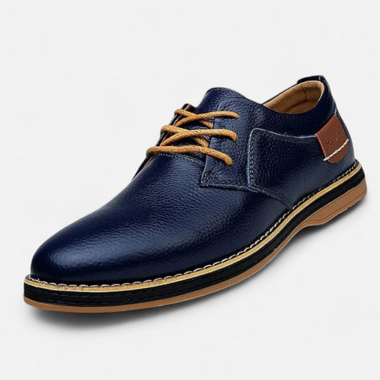 Chaussures homme cuir véritable fait main coutures artisanales