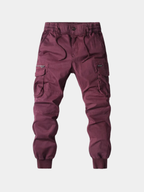 Pantalón jogger cargo utilitario para hombre, de tejido resistente y flexible