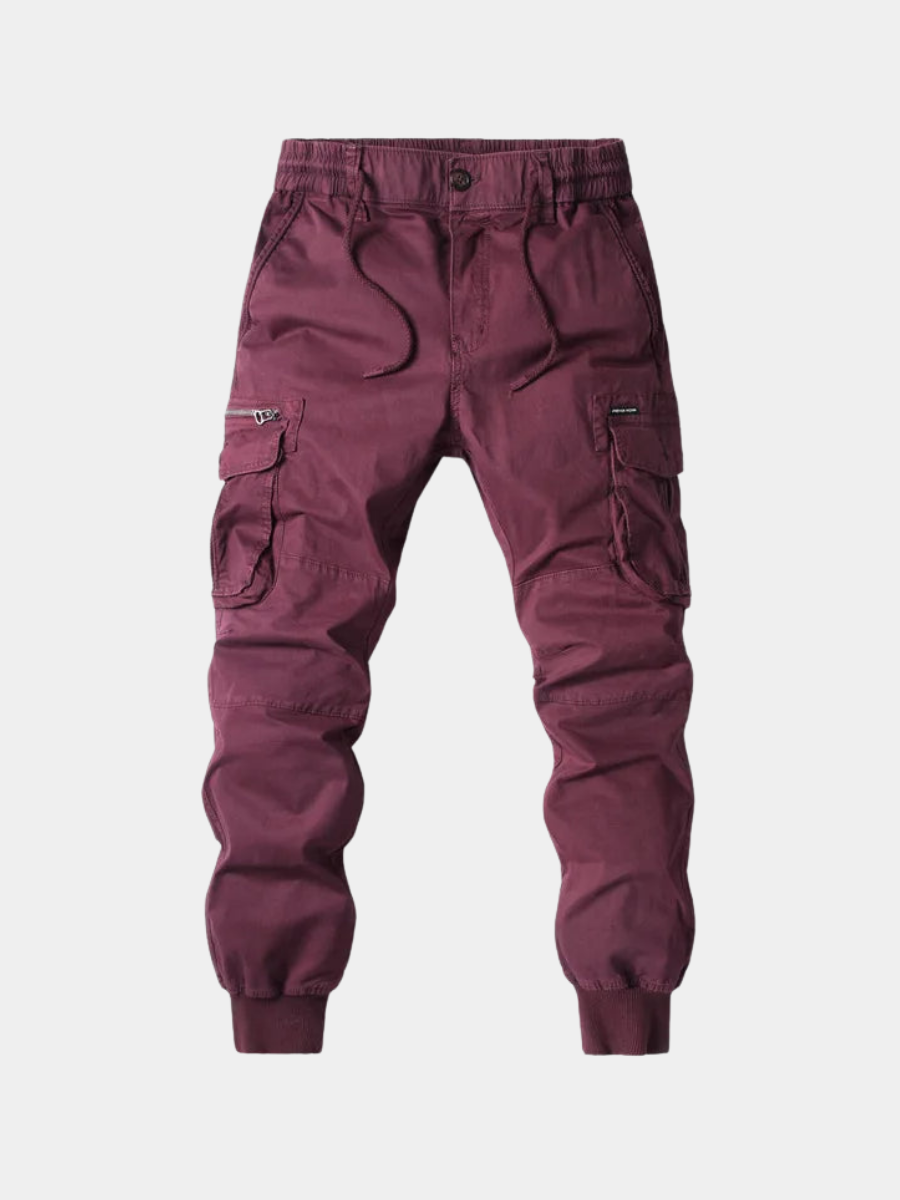 Jogger cargo homme utilitaire tissu résistant flexible