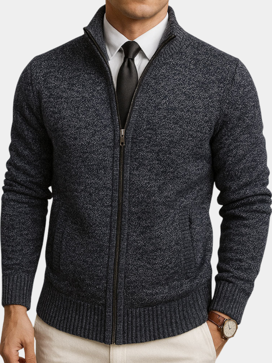 Cardigan homme laine coupe ajustée élégance raffinée hiver