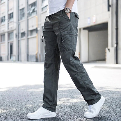 Pantalon cargo homme coton bio 4 voies poches fonctionnelles