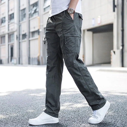 Pantalon cargo homme coton bio 4 voies poches fonctionnelles