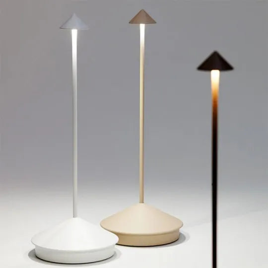 Lampe de table LED sans fil dimmable et étanche pour intérieur et extérieur