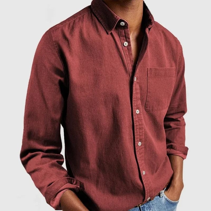 Chemise homme coupe ajustée casual premium usage quotidien