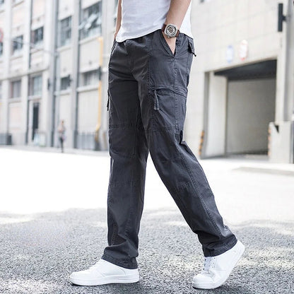 Pantalon cargo homme coton bio 4 voies poches fonctionnelles