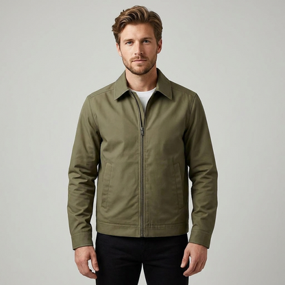 Veste Doublée Coupe Épurée pour Homme