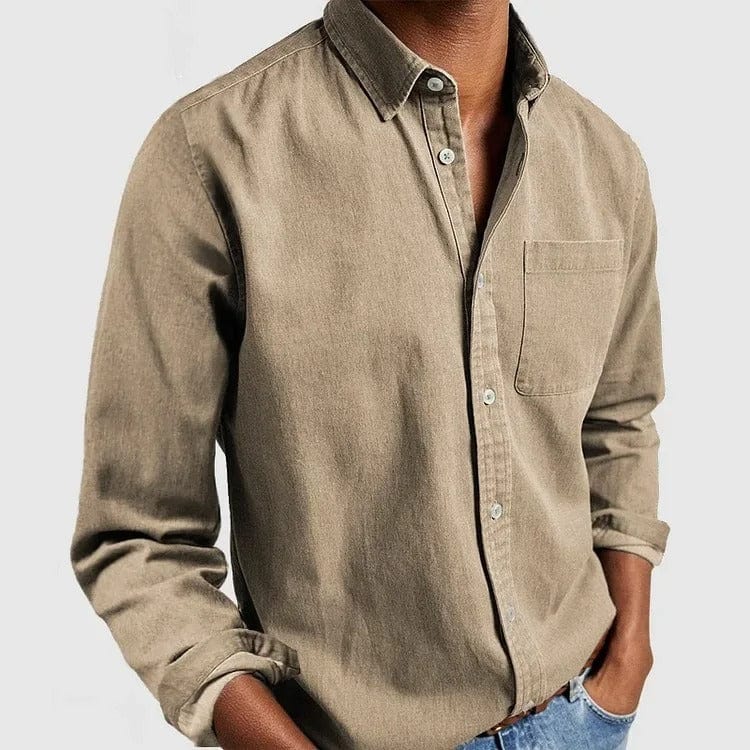 Chemise homme coupe ajustée casual premium usage quotidien
