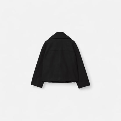 Veste en Laine Silhouette Architecturée pour Femme