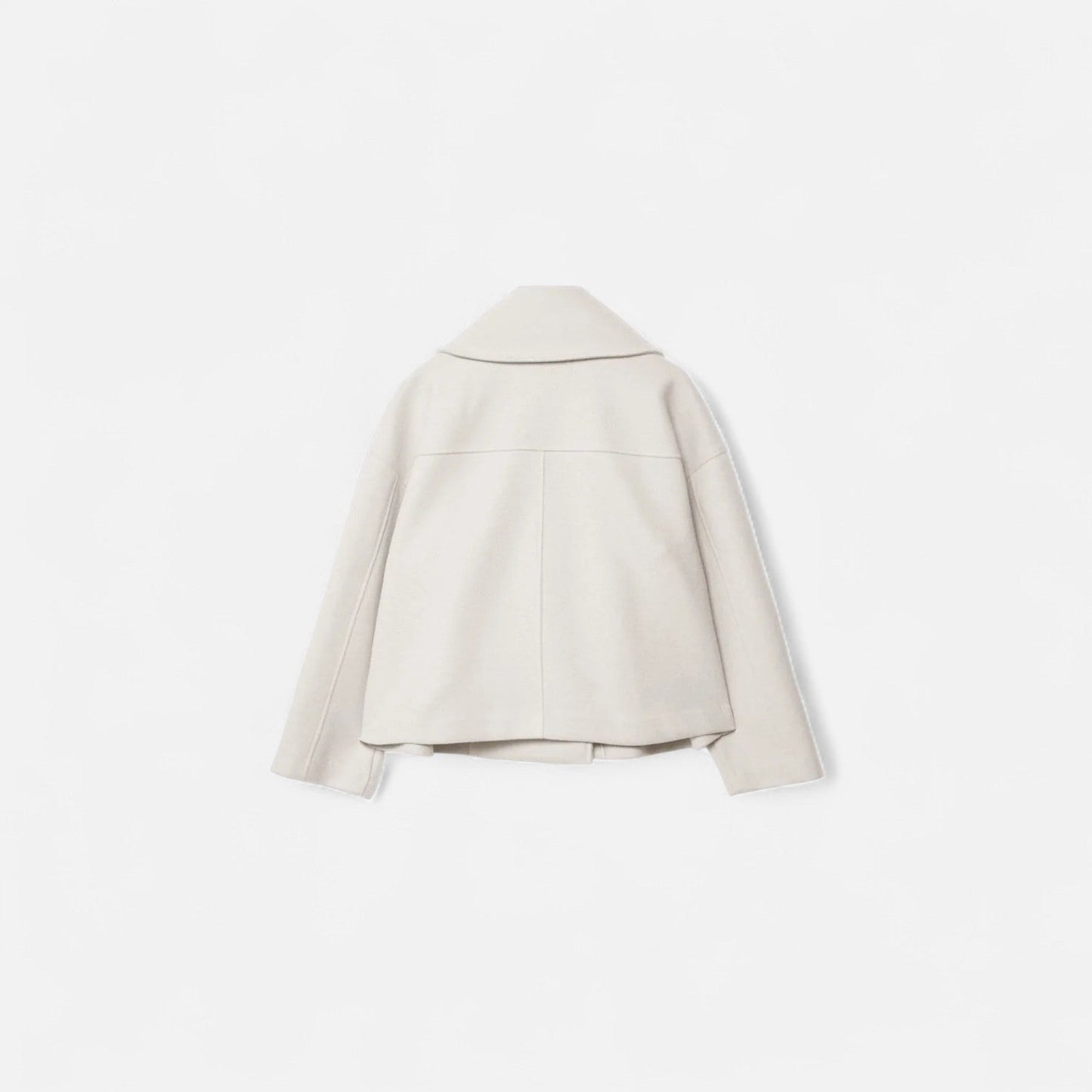 Veste en Laine Silhouette Architecturée pour Femme