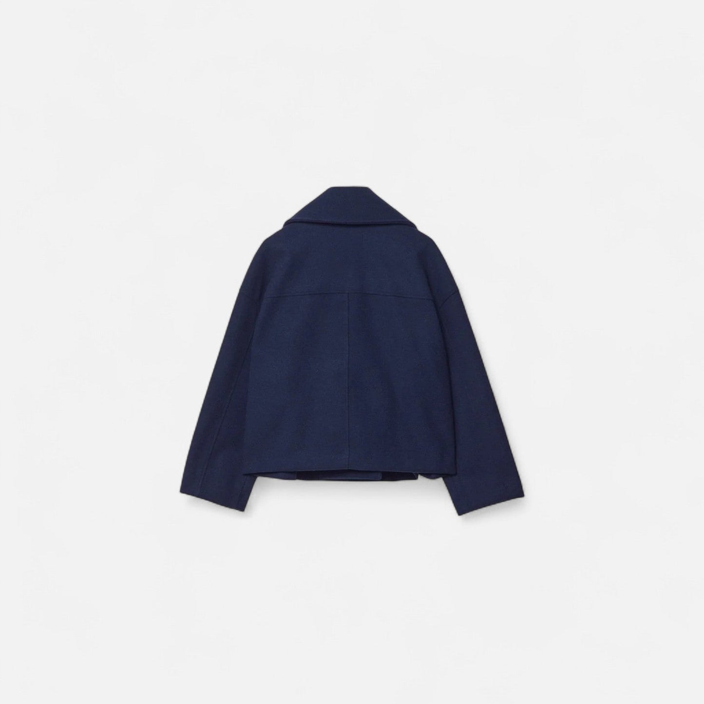 Veste en Laine Silhouette Architecturée pour Femme