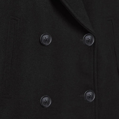 Veste en Laine Silhouette Architecturée pour Femme